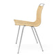 Carl Hansen PK1 Dining Chair, Stainless Steel, Natural Paper Cord — packshot, detail