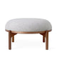 Carl Hansen RF1903F Sideways Footstool in Walnut Oil, Hallingdal 116 — packshot