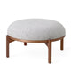  Carl Hansen RF1903F Sideways Footstool in Walnut Oil, Hallingdal 116 — packshot, detail