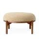 Carl Hansen RF1903F Sideways Footstool in Walnut Oil, Baru 0330 — packshot