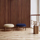 Carl Hansen RF1903F Sideways Footstool in Walnut Oil — lifestyle, with Baru 0330 and Baru 0780