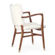 Carl Hansen VLA61 Monarch Chair in Mahogany Oil, Baru 0200 — packshot, detail