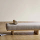 Carl Hansen CU/BM0865 Round Cushion with BM0865 Daybed in Oak Oil — lifestyle