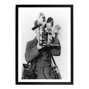Innes Heritage Donald Innes With Camera A2 Framed Art Print