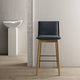Carl Hansen E006 Embrace Bar Stool in Oak Oil, Black Steel — lifestyle