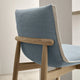 Carl Hansen E007 Embrace Counter Stool in Oak Oil, Black Steel — lifestyle, detail