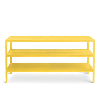Fantin Frame High Kitchen Storage Table 188cm in Zinc Yellow