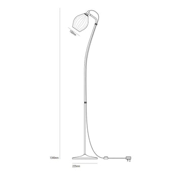 Original BTC Fin Floor Lamp