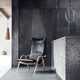 Carl Hansen FH429 Signature Chair in Oak Black, leather — lifestyle