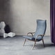 Carl Hansen FH429 Signature Chair in Walnut Oil, fabric — lifestyle