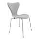 Fritz Hansen 3107 Series 7 Chair Lacquered Nine Grey Front Upholstered — ex-display, packshot