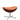 Fritz Hansen 3127 Egg Footstool in Grace Walnut leather with matt brushed base — packshot