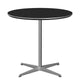 Fritz Hansen Circular Dining Table A622 in Black Fenix Laminate — packshot