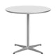 Fritz Hansen Circular Dining Table A622 in White Fenix Laminate — packshot