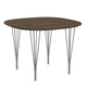 Fritz Hansen Supercircular Dining Table B603 in Clear Walnut Veneer — packshot