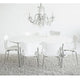 Fritz Hansen Superellipse Dining Table B614 in Fenix Laminate White with Chrome Legs — lifestyle