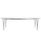 Fritz Hansen Superellipse Extendable Dining Table — packshot, detail