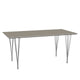 Fritz Hansen Rectangular Dining Table B638 in Fenix Laminate — packshot, detail