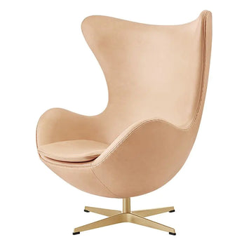 Fritz Hansen 3316 Egg Chair Anniversary Edition Pure Leather 23K Gold Base