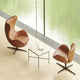 Fritz Hansen 3320 Swan Lounge Chair with Fritz Hansen Egg Chair — lifestyle