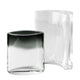 Fritz Hansen Moon Eye Vase Set in Clear and Smoked Glass — packshot