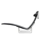 Fritz Hansen PK24 Chaise Longue in Black Leather — packshot, detail