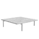 Fritz Hansen PK61A Square Coffee Table 120cm in Grey-White Fauske Marble — packshot