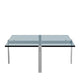 Fritz Hansen PK65 Square Coffee Table in Glass — packshot