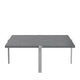 Fritz Hansen PK65 Square Coffee Table in Grey Granite — packshot