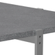 Fritz Hansen PK65 Square Coffee Table in Grey Granite — packshot, detail