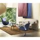 Fritz Hansen PK65 Square Coffee Table in Glass — lifestyle, with Egg Chair, Swan Chair and Ro Sofa