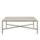 Fritz Hansen Planner MC340 Square Coffee Table in Cream Marble — packshot