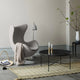 Fritz Hansen Planner MC300 Round Coffee Table in Charcoal Marble — lifestyle