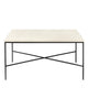 Fritz Hansen Planner MC320 Square Coffee Table in Cream Marble — packshot