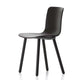 Vitra HAL RE Wood Chair in Deep Black, dark oak base — packshot