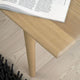 Carl Hansen CH327 Dining Table — lifestyle, detail