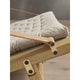 Carl Hansen FK11 Plico Chair in Oak Oil, canvas — lifestyle, detail