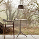 Flos Aim Suspension Light in White — lifestyle