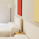 Flos Glo-Ball F2 Floor Lamp in Matt Black — lifestyle, bedroom