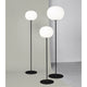 Flos Glo-Ball F Floor Lamp All Sizes in Matt Black — studio