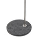 Flos IC F Outdoor Floor Lamp in Stainless Steel with Occhio di Pernice Stone — packshot, base detail