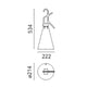 Flos MayDay Outdoor Lamp — dimensions