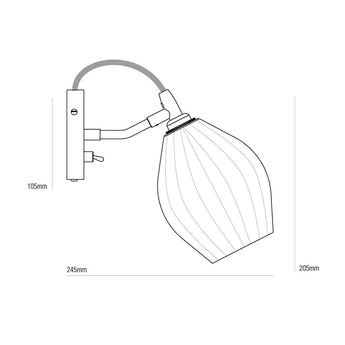 Original BTC Fin Wall Light