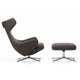 Vitra Grand Repos Lounge Chair & Ottoman — packshot, detail