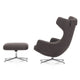 Vitra Grand Repos Lounge Chair & Ottoman — packshot