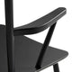 HAY J42 Dining Armchair in Black WB Lacquered Beech — packshot, detail