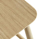 HAY J42 Dining Armchair in Clear WB Lacquered Oak — packshot, detail