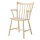 HAY J42 Dining Armchair in Untreated Beech — packshot