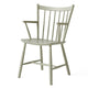 HAY J42 Dining Armchair in Sage WB Lacquered Beech — packshot
