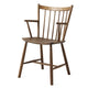 HAY J42 Dining Armchair in Dark Oiled Oak — packshot